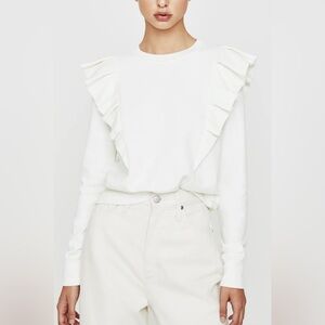 NWT AG Abott Sweatshirt
RUCHED SHOULDER SWEATSHIRT